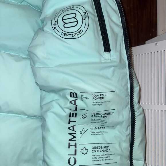 Aritzia Superpuff CliMatte Shorty Mint - Picture 4 of 10